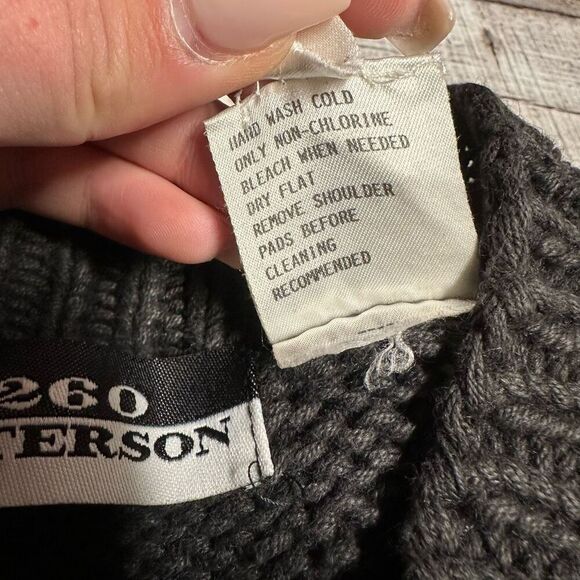 Vintage Funky Boho Paisley Print Chunky Knit Mock Neck Grandma Sweater | Medium - Picture 6 of 6